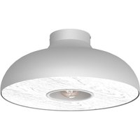 Runde Deckenlampe Metall Weiß Natur Ø39 cm akzentuiert Runde Deckenlampe Metall Weiß Natur Ø39 cm akzentuiert von Luminex