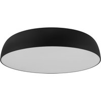 Runde Deckenlampe Schwarz E27 Ø78 cm blendarm wohnlich Runde Deckenlampe Schwarz E27 Ø78 cm blendarm wohnlich von Nowodvorski