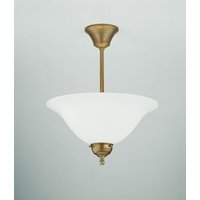 Runde Deckenleuchte Berliner Messing Glas E27 Ø35 cm von Berliner Messingleuchten
