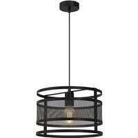 Runde Hängelampe Metall Schwarz Ø30 cm Loft stylisch Runde Hängelampe Metall Schwarz Ø30 cm Loft stylisch von Luminex
