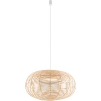 Runde Hängelampe Rattan Natur wohnlich E27 Ø79 cm groß Runde Hängelampe Rattan Natur wohnlich E27 Ø79 cm groß von Nowodvorski