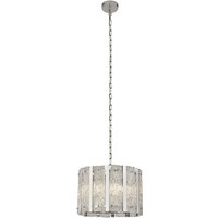 Runde Hängelampe Regenglas Metall E14 Ø39 cm Modern Runde Hängelampe Regenglas Metall E14 Ø39 cm Modern von 121004