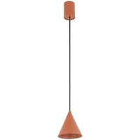 Runde Hängelampe Terrakotta Ø11 cm GU10 Metall Kegel Runde Hängelampe Terrakotta Ø11 cm GU10 Metall Kegel von Nowodvorski