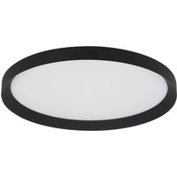 Runde LED Deckenleuchte Schwarz Weiß 2700 K Ø50 cm von Steinhauer BV (light+building)