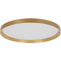 Runde LED Deckenleuchte in Gold Weiß 2700 K Ø50 cm von Steinhauer BV (light+building)