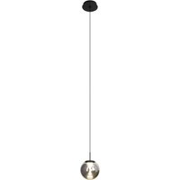 Runde LED Hängelampe in Schwarz Rauchsilber Ø15 cm 10 W Runde LED Hängelampe in Schwarz Rauchsilber Ø15 cm 10 W von Eco-Light