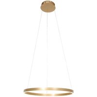 Runde LED Pendelleuchte in Gold B:60 cm 42 W stilvoll von Steinhauer BV (light+building)