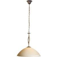 Runde Pendelleuchte Glas Metall Ø45 cm E27 gemütlich von Steinhauer BV (light+building)