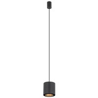 Runde Pendelleuchte Metall GU10 Ø13 cm Schwarz Gold Runde Pendelleuchte Metall GU10 Ø13 cm Schwarz Gold von Nowodvorski