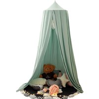 Runder Betthimmel für Kinderzimmer, Moskitonetz für Kinderzimmer, Babyzimmer-Dekoration, ultragroßer, hautfreundlicher Betthimmel aus weicher Runder Betthimmel für Kinderzimmer, Moskitonetz für Kinderzimmer, Babyzimmer-Dekoration, ultragroßer, hautfreundlicher Betthimmel aus weicher