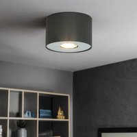 Aufbaustrahler klein Ø 13 cm GU10 Grau Aufputz Decke von Easylight