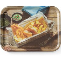 Rutschfestes Tablett zum Servieren leckerer Fisch- und Pommes frites 330 x 430 mm - Hendi 508022 Rutschfestes Tablett zum Servieren leckerer Fisch- und Pommes frites 330 x 430 mm - Hendi 508022 von HENDI