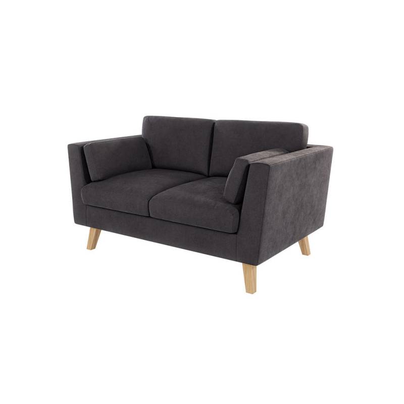 S-Style Möbel 2-SITZER-SOFA Graphit