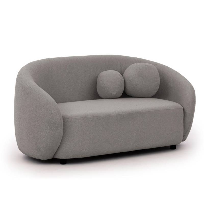 S-Style Möbel 2-SITZER-SOFA Grau