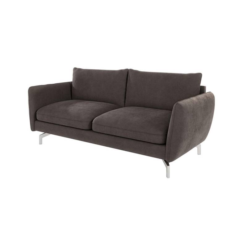 S-Style Möbel 3-SITZER-SOFA Dunkelbraun