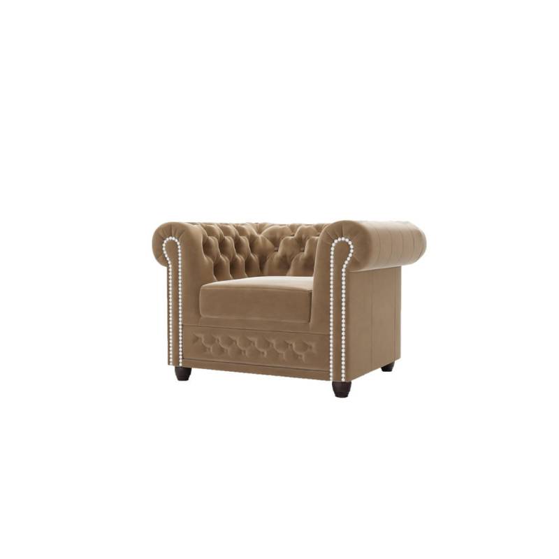 S-Style Möbel CHESTERFIELD-SESSEL Beige