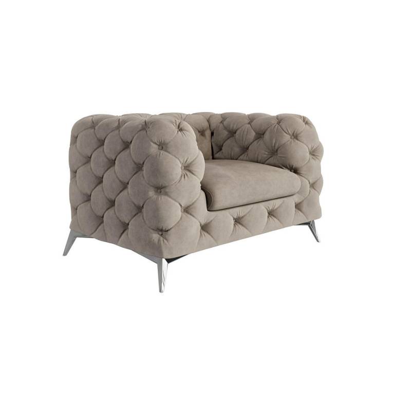 S-Style Möbel CHESTERFIELD-SESSEL Creme