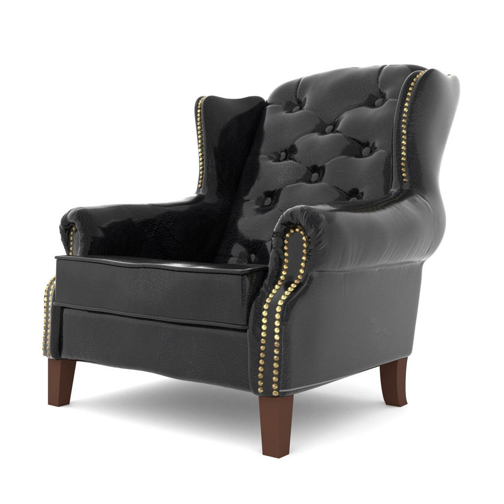 S-Style Möbel CHESTERFIELD-SESSEL Schwarz S-Style Möbel CHESTERFIELD-SESSEL Schwarz