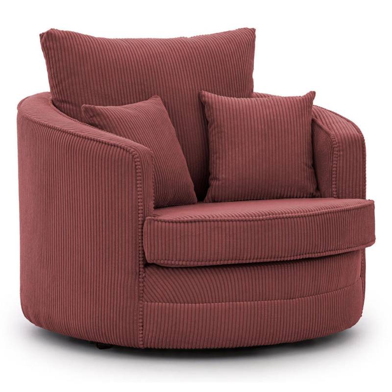 S-Style Möbel DREHSESSEL Terra cotta