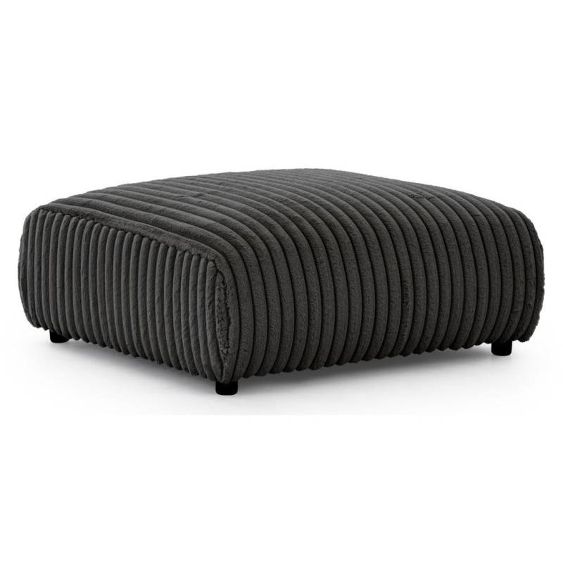 S-Style Möbel HOCKER Dunkelgrau