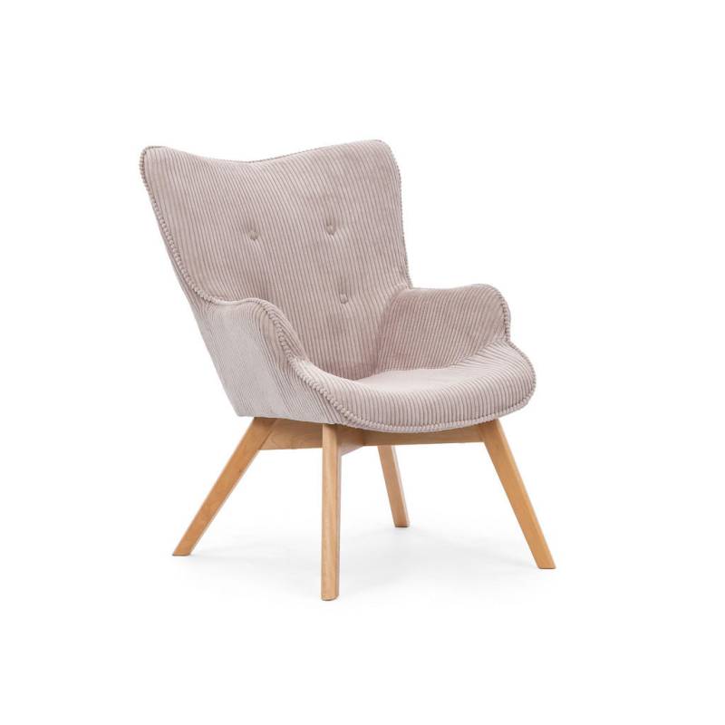 S-Style Möbel LOUNGESESSEL Hellrosa