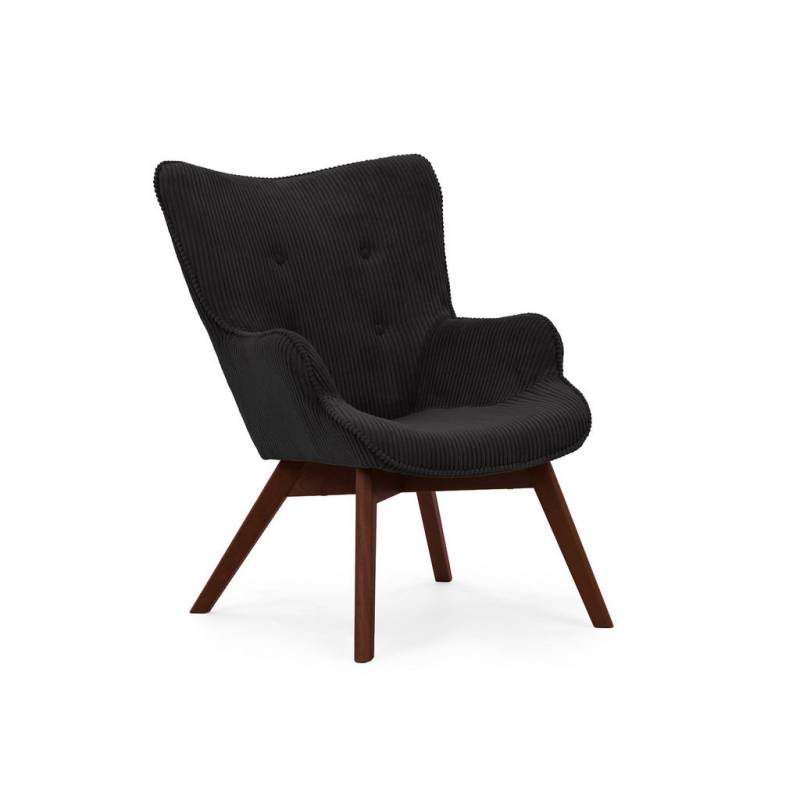 S-Style Möbel LOUNGESESSEL Schwarz