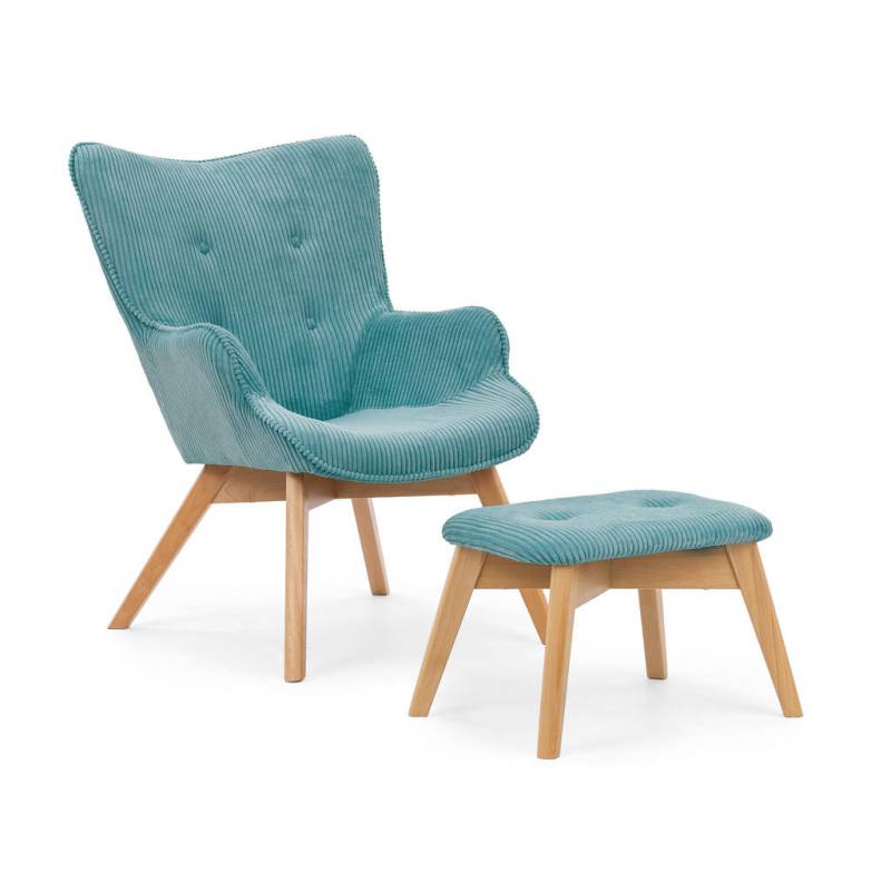 S-Style Möbel LOUNGESESSEL Türkis