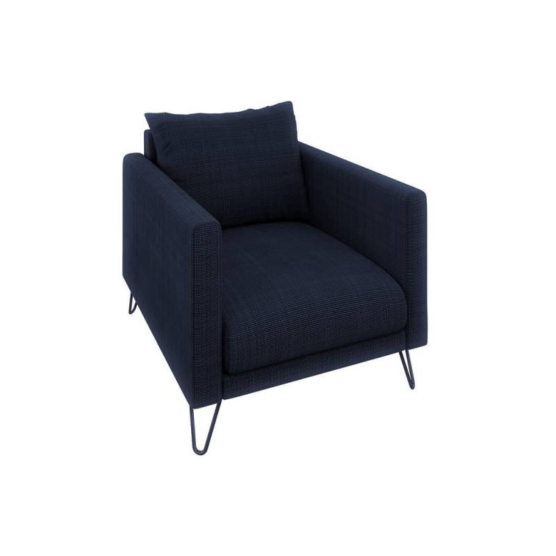 S-Style Möbel SESSEL Dunkelblau