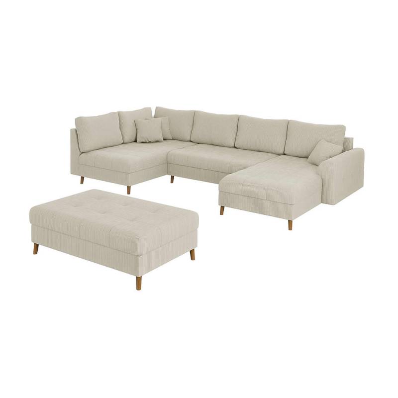 S-Style Möbel WOHNLANDSCHAFT Beige