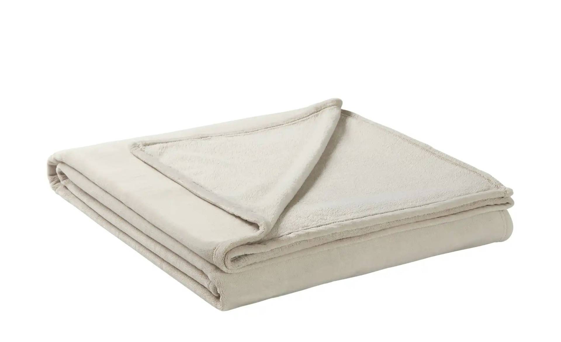 S.Oliver Kuscheldecke  Kuschelsoft ¦ beige ¦ Synthetik ¦ Maße (cm): B: 150 Heimtextilien > Kuscheldecken - Möbel Kraft