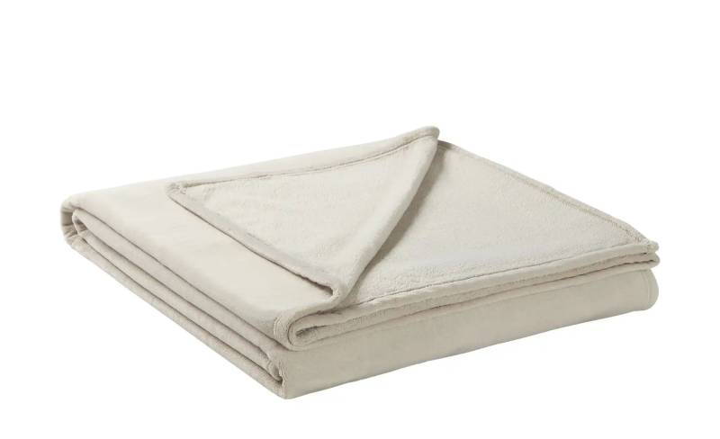 S.Oliver Kuscheldecke  Kuschelsoft ¦ beige ¦ Synthetik ¦ Maße (cm): B: 150 Heimtextilien > Kuscheldecken - Möbel Kraft