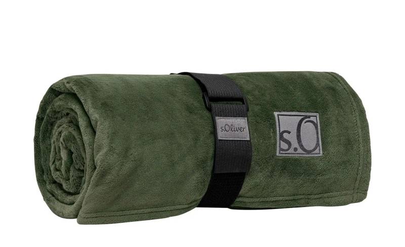 S.Oliver Kuscheldecke  Kuschelsoft ¦ grün ¦ Synthetik ¦ Maße (cm): B: 150 Heimtextilien > Kuscheldecken - Möbel Kraft