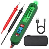 S5 Spannungsprüfer Berührungslos Wiederaufladbare Stift Multimeter Elektrische Tester mit Super Großes LCD Stromprüfer AC DC 6V-1000V Diode