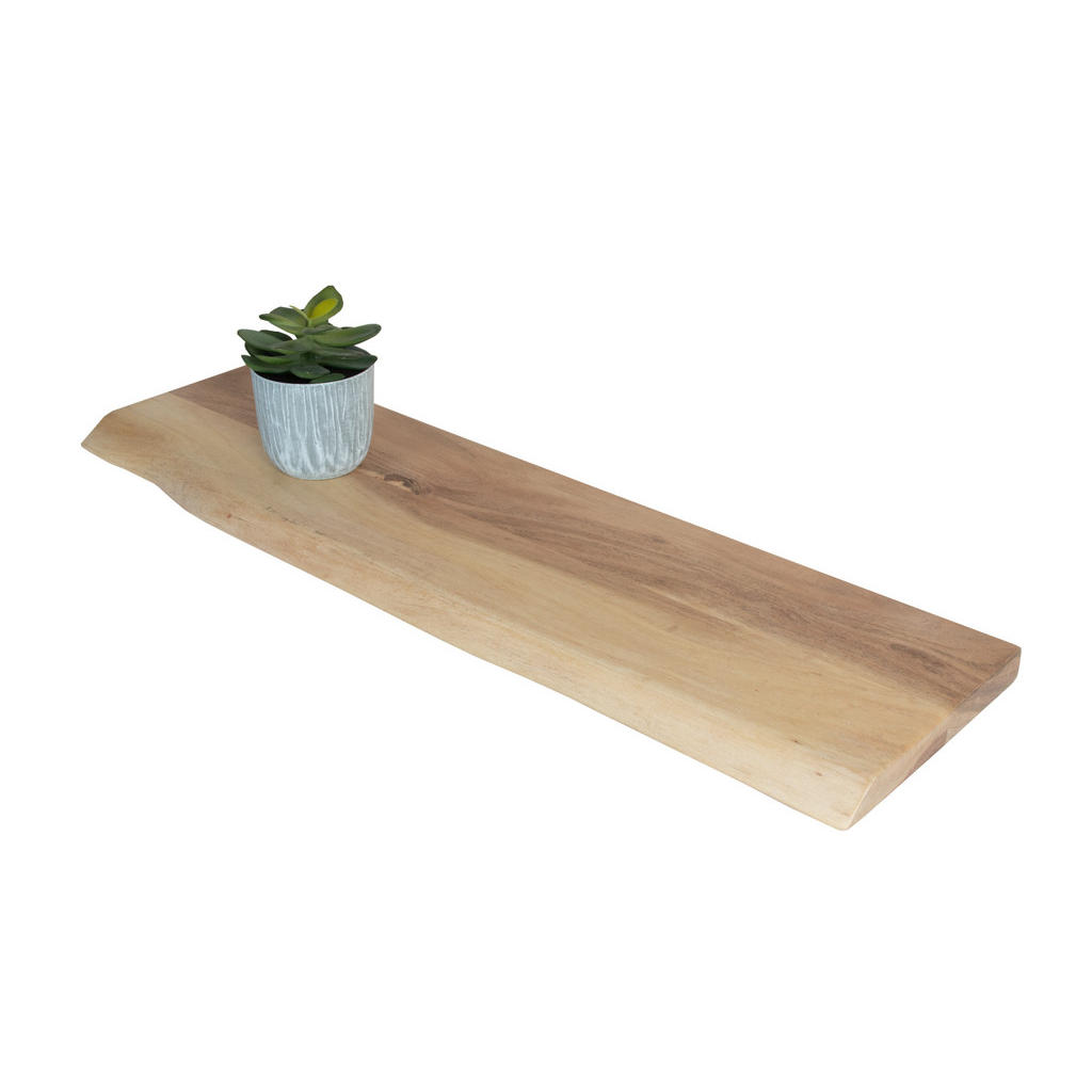 SAM Wandregal, Akazie, Holz, Echtholz,Akazie, Rechteckig, 80x3x20 cm, Wohnzimmer, Regale, Wandboards von SAM