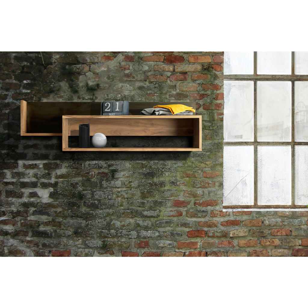 SAM Wandregal, Beige, Holz, Echtholz,Akazie, Rechteckig,Rechteckig, 118x4x20 cm, Wohnzimmer, Regale, Wandregale SAM Wandregal, Beige, Holz, Echtholz,Akazie, Rechteckig,Rechteckig, 118x4x20 cm, Wohnzimmer, Regale, Wandregale von SAM