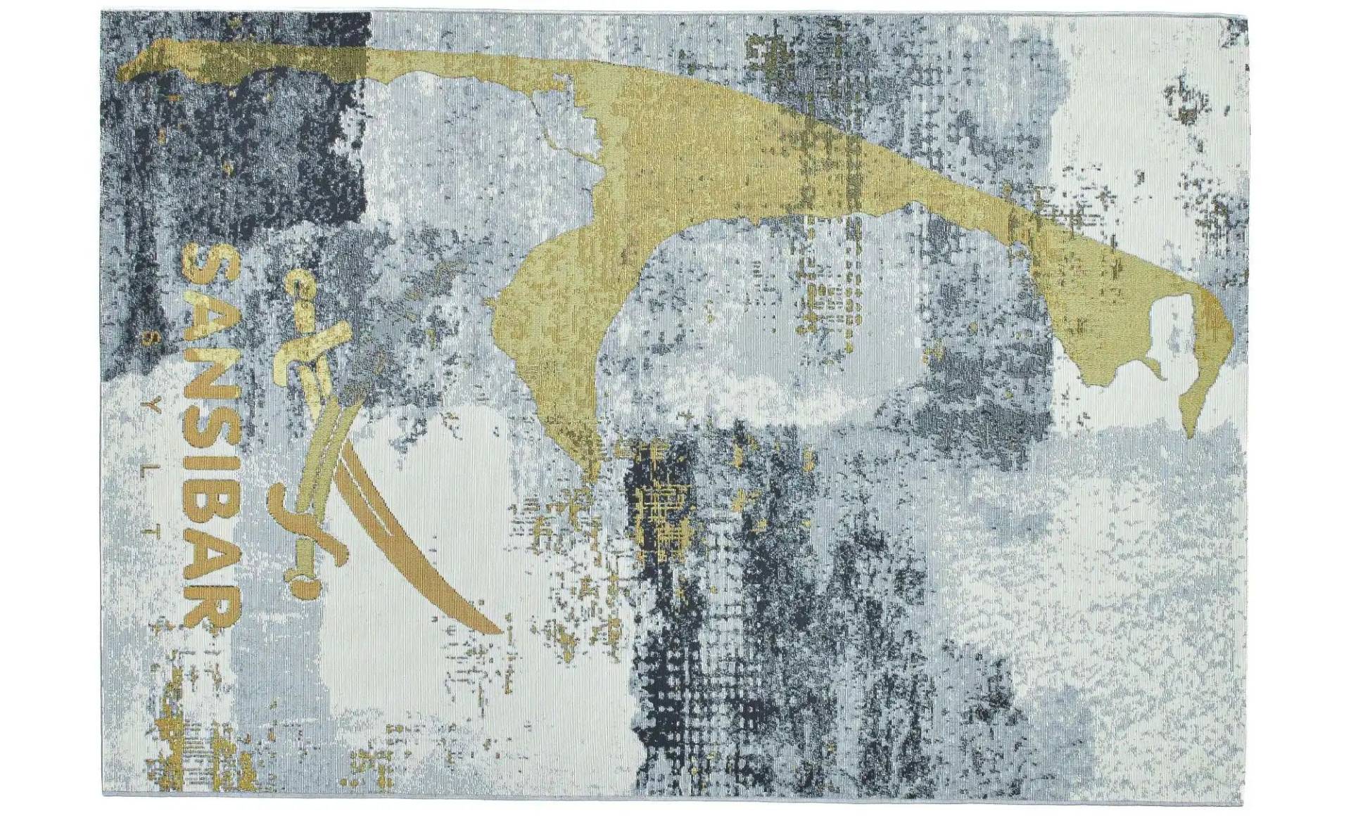 SANSIBAR Sylt Outdoorteppich  Rantum Beach ¦ grau ¦ Synthetische Fasern ¦ Maße (cm): B: 130 H: 0,5 Teppiche > Outdoor Teppiche - Höffner