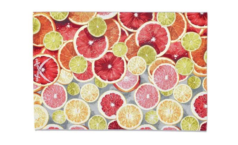 SANSIBAR Sylt Outdoorteppich  Rantum Beach ¦ orange ¦ Synthetische Fasern ¦ Maße (cm): B: 120 H: 0,5 Teppiche > Outdoor Teppiche - Höffner