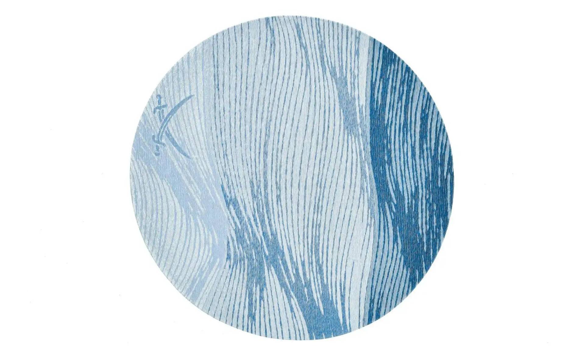 SANSIBAR Sylt Webteppich   ¦ blau ¦ Synthetische Fasern ¦ Maße (cm): B: 100 H: 0,3 Teppiche > Wohnteppiche - Möbel Kraft