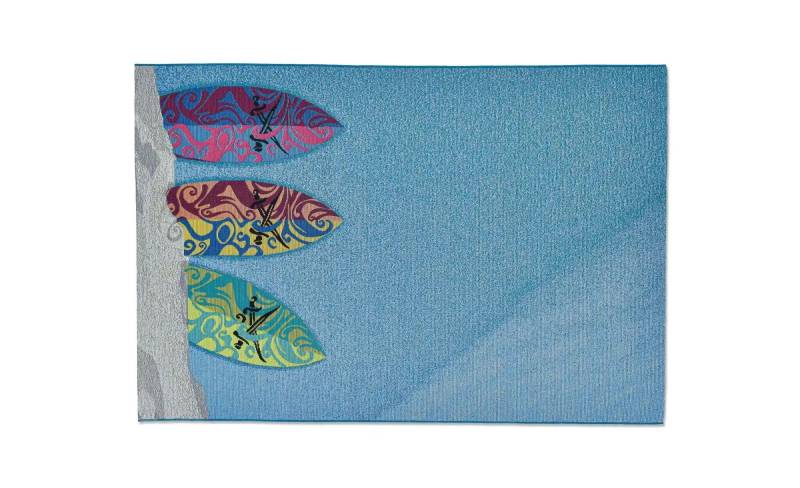 SANSIBAR Sylt Outdoorteppich   ¦ blau ¦ Synthetische Fasern ¦ Maße (cm): B: 160 H: 0,5 Garten > Garten-Zubehör > Outdoor Teppiche - Möbel Kraft
