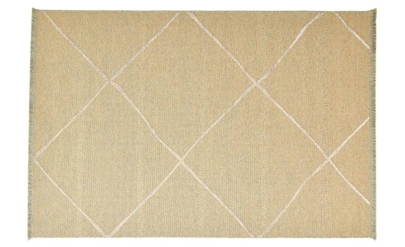 SANSIBAR Sylt Teppich  Braderup ¦ gold ¦ Viskose ¦ Maße (cm): B: 120 H: 0,5 Teppiche > Kurzflorteppiche - Höffner