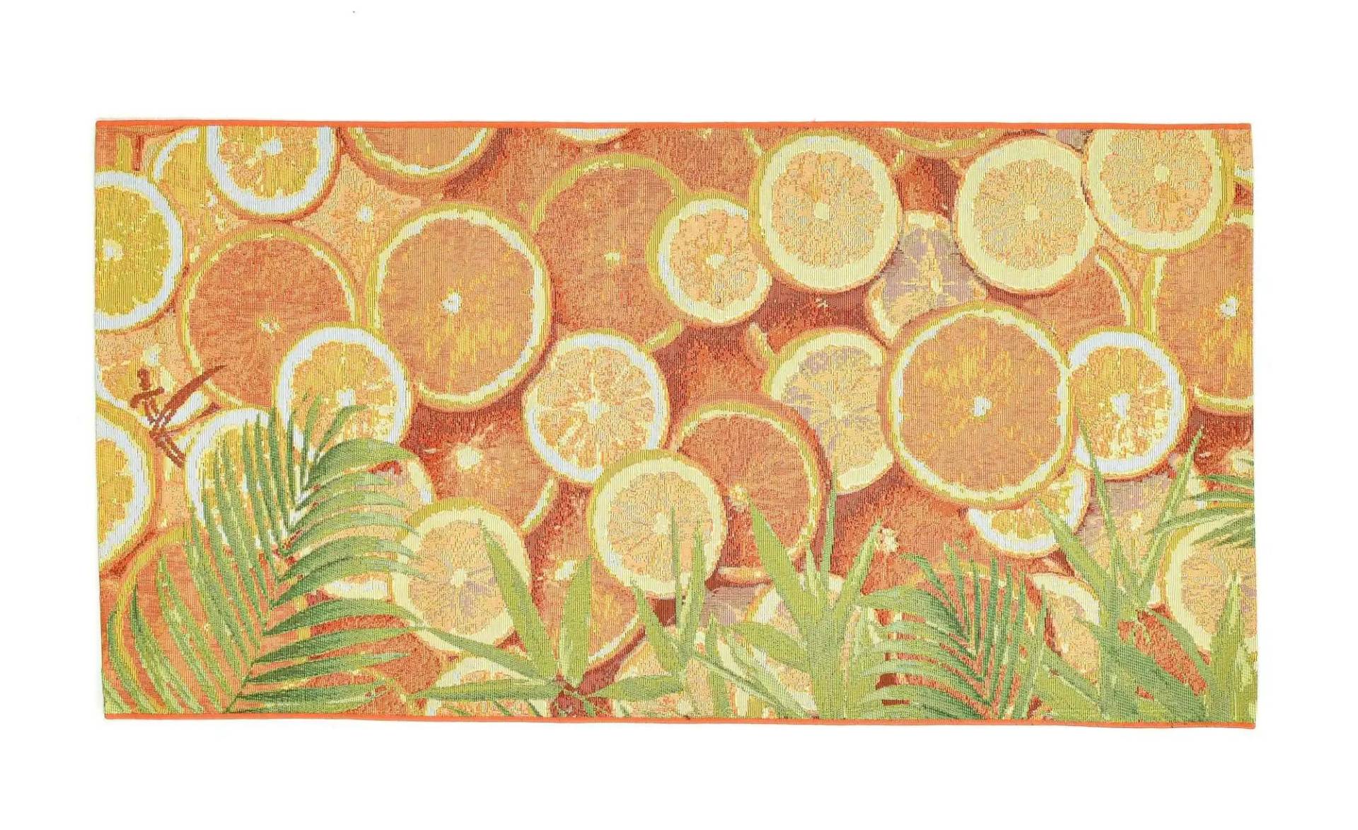SANSIBAR Sylt Outdoorteppich   ¦ orange ¦ Synthetische Fasern ¦ Maße (cm): B: 100 H: 0,5 Garten > Garten-Zubehör > Outdoor Teppiche - Möbel Kraft