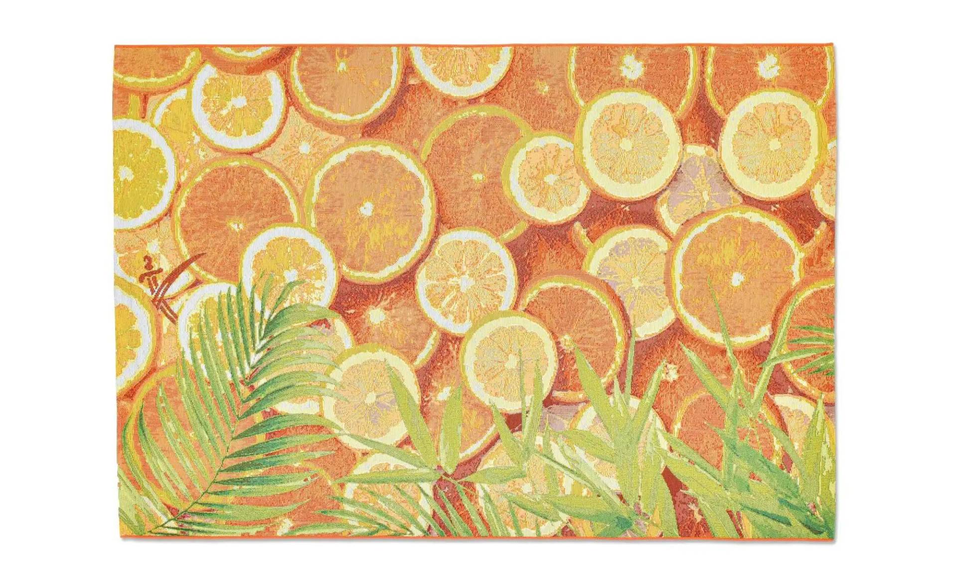 SANSIBAR Sylt Outdoorteppich   ¦ orange ¦ Synthetische Fasern ¦ Maße (cm): B: 80 H: 0,5 Garten > Garten-Zubehör > Outdoor Teppiche - Möbel Kraft