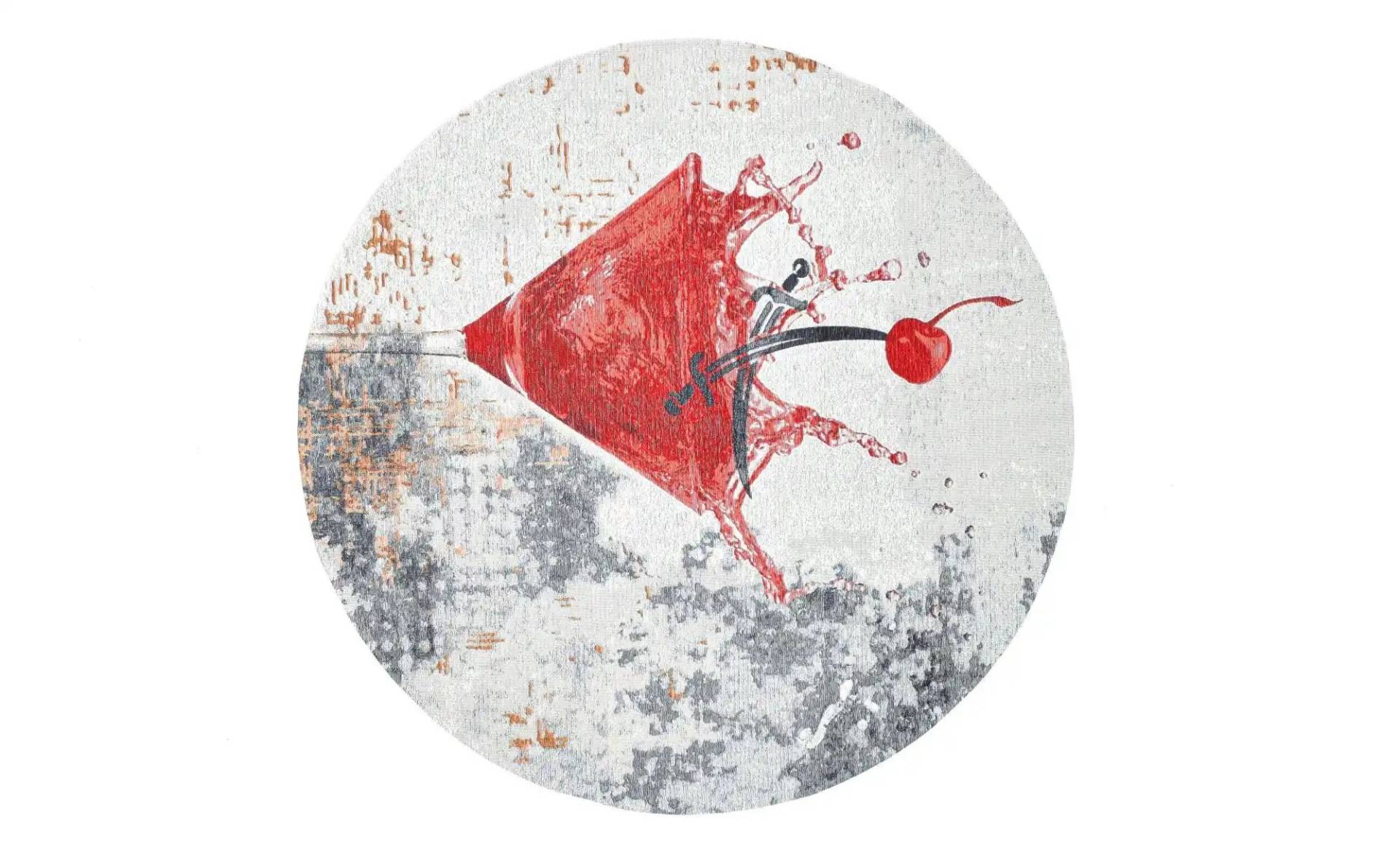 SANSIBAR Sylt Webteppich  Keitum ¦ rot ¦ Synthetische Fasern ¦ Maße (cm): B: 100 H: 0,3 Teppiche > Kurzflorteppiche - Höffner