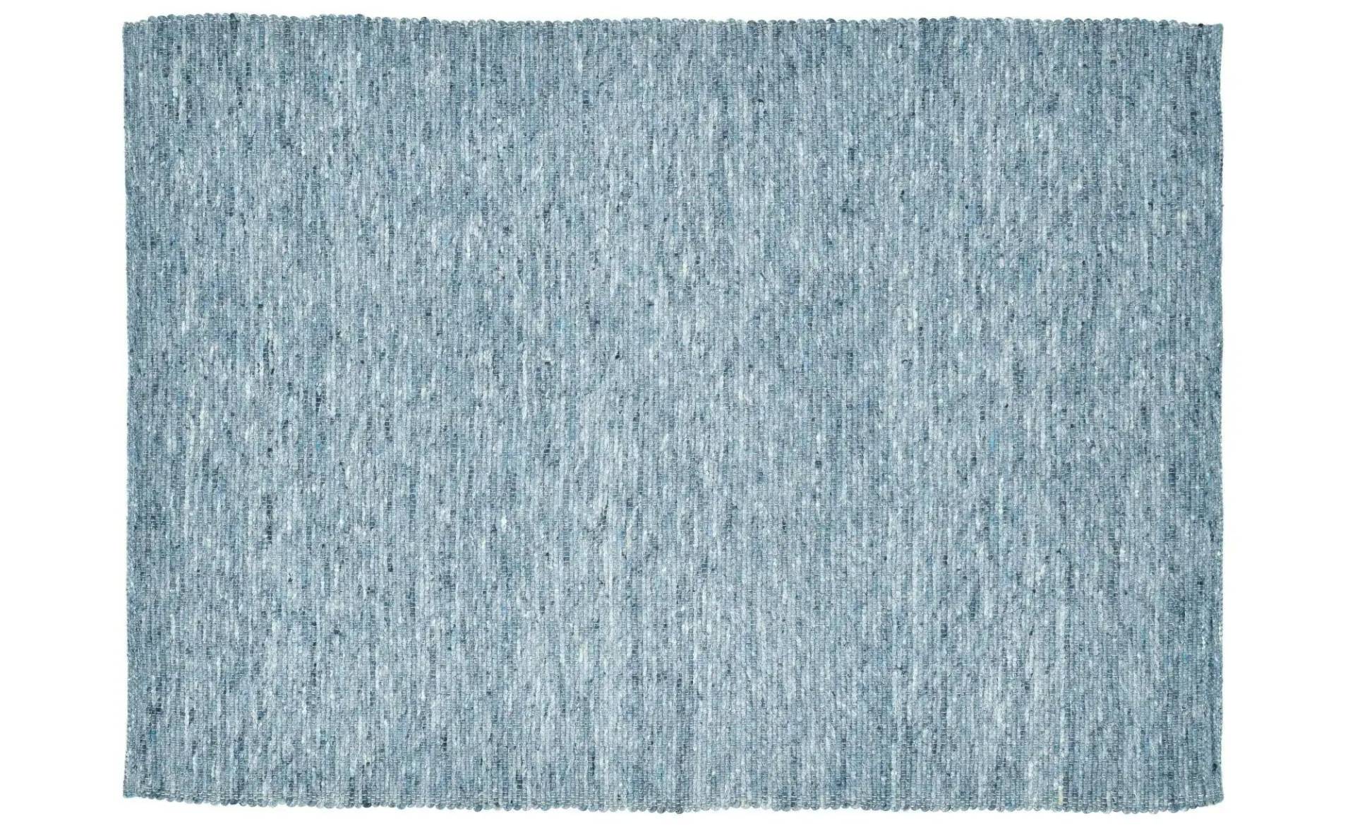 SANSIBAR Sylt Wollteppich  Hörnum ¦ blau ¦ Wolle ¦ Maße (cm): B: 190 H: 1,2 Teppiche > Wohnteppiche - Höffner