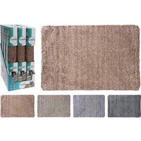 SCHMUTZFANGMATTE ca. 60 x 90 cm 1 Stück Baumwolle Braun
