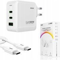 SCHNELLES USB-C-LADEGERÄT UNIVERSAL 3x USB 100W TYP C + USB-C-KABEL 100W SCHNELLES USB-C-LADEGERÄT UNIVERSAL 3x USB 100W TYP C + USB-C-KABEL 100W von DEKO