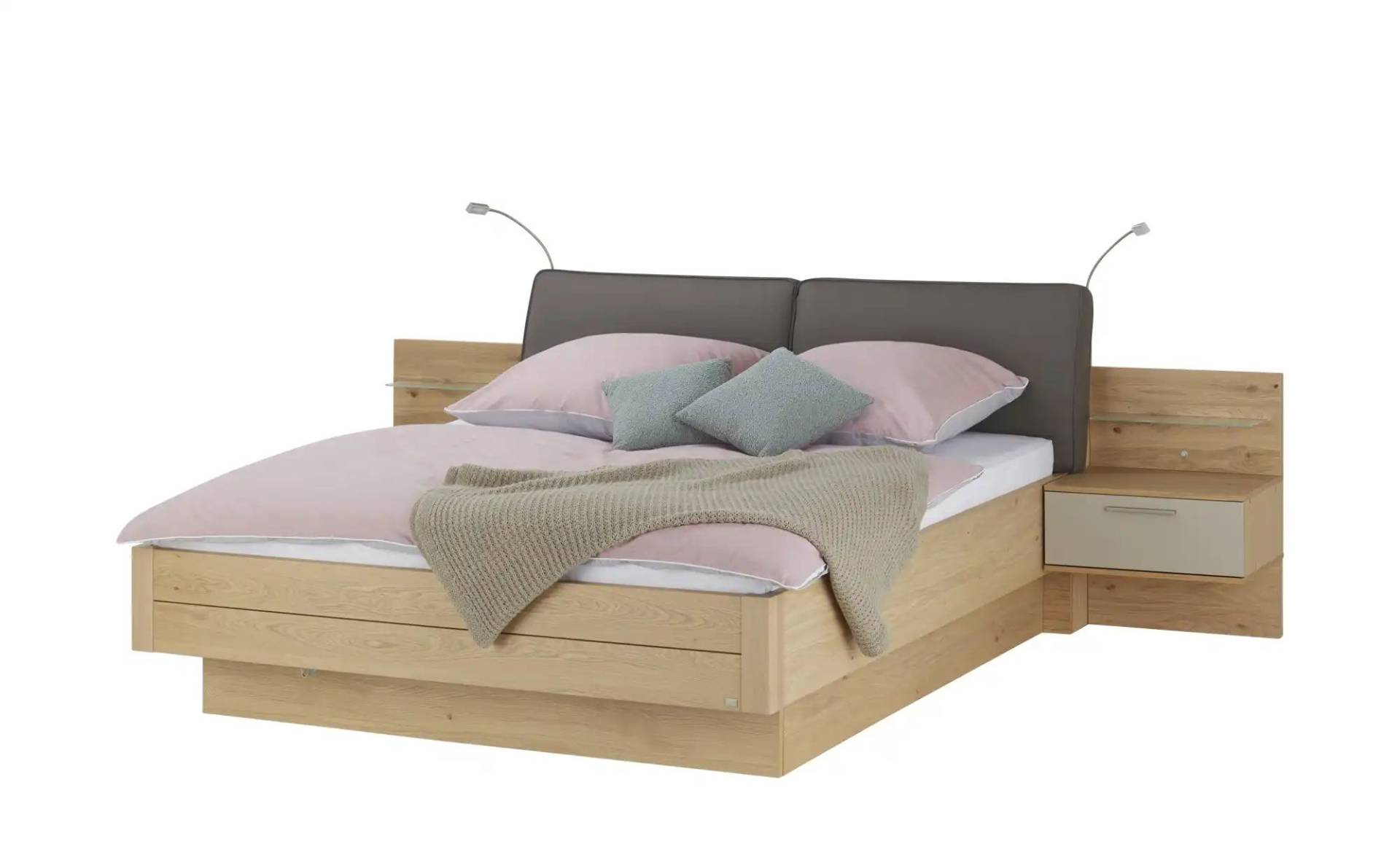 SCHÖNER WOHNEN Kollektion Bettanlage Multiline ¦ holzfarben Betten > Komfortbetten - Höffner SCHÖNER WOHNEN Kollektion Bettanlage Multiline ¦ holzfarben Betten > Komfortbetten - Höffner