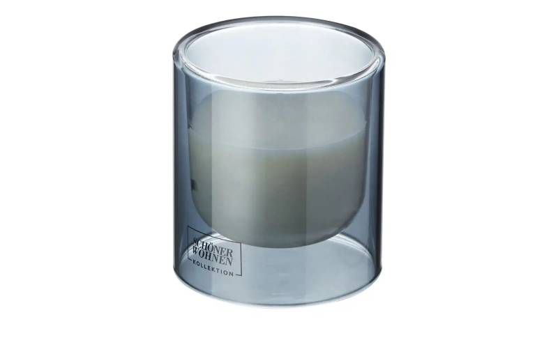 SCHÖNER WOHNEN Kollektion Duftkerze   ¦ blau ¦ Glas,Wachs ¦ Maße (cm): H: 8,5  Ø: 7.5 Dekoration > Kerzen & Kerzenständer > Kerzen & Teelichter - Möbel Kraft