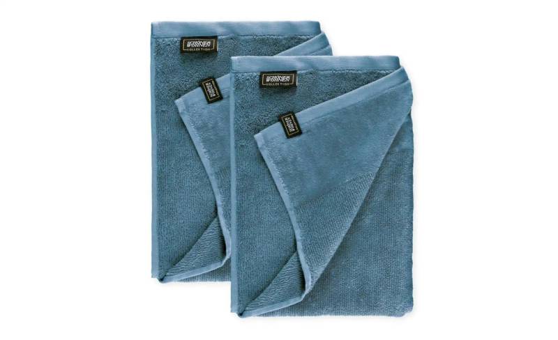 SCHÖNER WOHNEN Kollektion Duschtuch 2er-Set   ¦ blau ¦ Maße (cm): B: 70 H: 10 Badtextilien > Handtücher & Badetücher > Duschtücher - Höffner