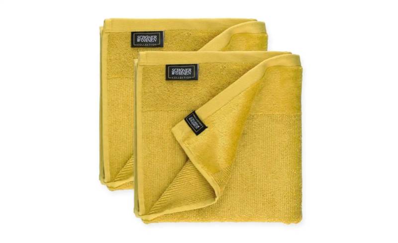 SCHÖNER WOHNEN Kollektion Handtuch 2er-Set   ¦ gelb ¦ Maße (cm): B: 50 H: 1,5 Heimtextilien > Badtextilien und Zubehör > Handtücher - Möbel Kraft